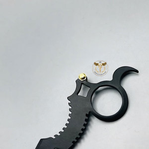Rasoir de sécurité professionnel pliable en acier inoxydable noir, rasoir manuel à lame remplaçable, outil de salon de luxe - Product Image 4
