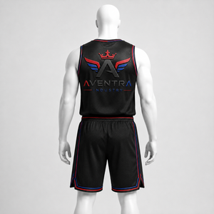 Uniforme de Baloncesto Premium, Conjunto de Camiseta y Pantalones Cortos, Uniforme de Baloncesto con Tela de Poliéster Transpirable de Secado Rápido para Entrenamiento en Equipo - Product Image 2
