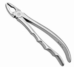Forceps d'extraction universels à pointes crantées supérieures en acier inoxydable, forceps d'extraction dentaire, instruments chirurgicaux dentaires CE ISO - Product Image 1