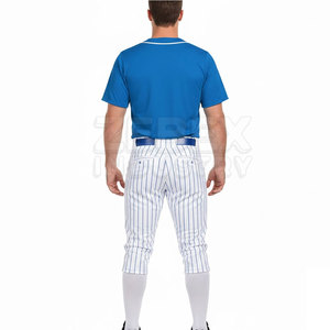 Vente en gros de tenues et maillots de baseball très demandés, tissu polyester respirant, vêtements d'équipe, service OEM personnalisé - Product Image 4