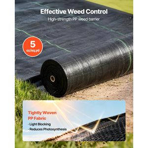 Rete da Giardino Resistente 6x250FT 5oz Tessuto Anti-Erbacce per Giardini - Product Image 2