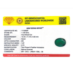 มรกตธรรมชาติจากแซมเบีย 5.6 กะรัต พลอยหลวมทรงเหลี่ยมสำหรับเครื่องประดับชั้นดี - Product Image 4