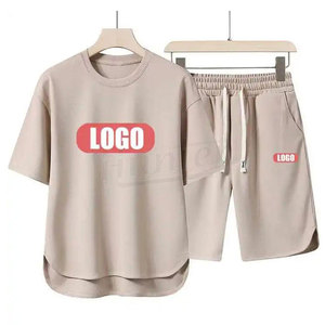 Latest Fashion Wholesale Customize T-Shirt And Shorts <b>Set</b> Men Cheap Price Summer Men <b>Twin</b> <b>Set</b> 2 Piece Men Jogging Short <b>Set</b> 2025 - Product Image 5