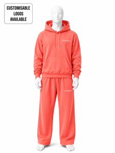 Ensemble 2 pièces personnalisé en molleton épais 350GSM 400GSM 450GSM unisexe, sweat-shirt et pantalon de survêtement oversize pour homme - Product Image 1