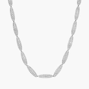 สร้อยคอเพชรประดับทองคำ 14K สุดหรูสำหรับผู้หญิง - Product Image 1