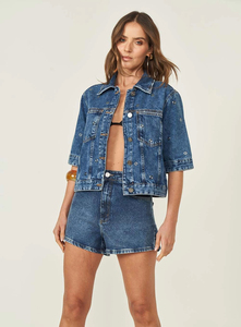 Shorts en jean pour femmes à prix d'usine, confortables, taille basse, personnalisables, ensembles de shorts en jean - Product Image 6
