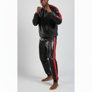 Custom Logo <b>Sauna</b> Suit OEM Nylon PVC Fabric Sweat Suit Weight Loss Fitness Wear Manufacturer Supplier - Product Image 1