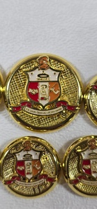 Wholesale Best Quality KAPPA ALPHA PSI Fraternity Custom Buttons for <b>blazers</b> in Gold color 8 Buttons - Product Image 5