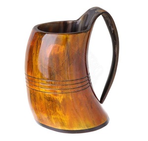 Indian Supplier Authentic Horn <b>Mug</b> Decorative Drinking <b>Mug</b> for Display or Party and Home Bar Use Available for Sale - Product Image 6
