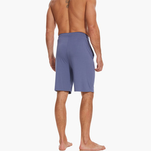 Shorts personnalisés pour hommes en coton biologique, pantalon de pyjama léger en maille, bas de pyjama, vêtements de détente, grandes tailles - Product Image 2