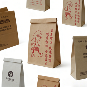 Bolsa para Papas Fritas de Papel Kraft Natural Biodegradable 100% Reciclado Post-Consumo - Product Image 3