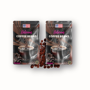 Fournisseur en gros – Sachets refermables en polyester de qualité supérieure, recyclables, imprimés en gravure, scellés au centre, pour poudre de café de qualité alimentaire - Product Image 1