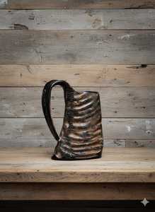 Mug à boire durable en corne de buffle véritable, finition intérieure lisse, pour un usage quotidien. - Product Image 4