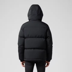 <b>Yellow</b> Men's Winter Hooded Waterproof <b>Puffer</b> <b>Jacket</b> Standard Insulated Style High Street Front Logo Streetwear Outerwear Drum - Product Image 4