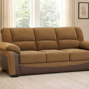 Muebles Cómodos para Sala de Estar, Juego de Sofás de Cuero de Lujo, Reclinable Ajustable de Alta Calidad con Cojines Suaves - Product Image 1