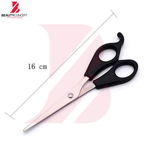 Ciseaux de barbier professionnels avec manche en plastique, ciseaux à cheveux en acier inoxydable, lame tranchante, outil de coiffure de salon, logo OEM - Product Image 4