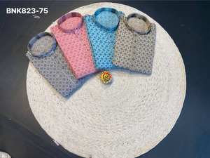 ชุดคุรตะและกางเกงขายาวผ้าเรยอนและผ้าฝ้ายคุณภาพดี ตกแต่งด้วยงานปัก จากผู้ผลิตในอินเดีย ราคาขายส่ง - Product Image 5