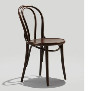 เก้าอี้คาเฟ่ไม้สักแท้สไตล์เรโทร พร้อมพนักพิงแบบมินิมอลและโครงสร้างแข็งแรงทนทาน เหมาะสำหรับใช้ในคาเฟ่และร้านอาหาร - Product Image 1