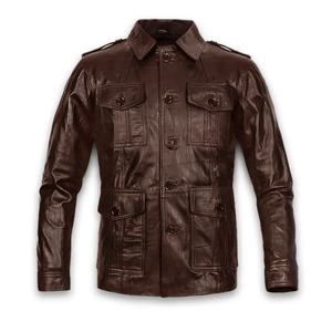 Chaqueta de cuero personalizada de alta calidad para hombre, venta al por mayor a bajo precio con la opción de personalizar tu propia chaqueta de cuero. - Product Image 6
