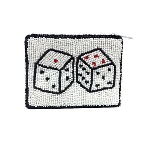 Petit sac à portefeuille élégant brodé artisanal rose et orange perlé élégant fantaisie traditionnel et mignon Premium par Hiba Enterprises - Product Image 2