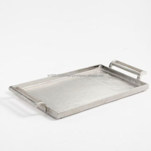 Bandeja de aluminio personalizada antigua de alta calidad para Hotel y restaurante Bandeja de servicio de aluminio dorado de metal con la mejor calidad - Product Image 5