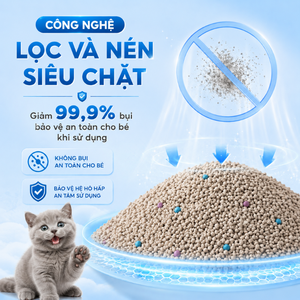 ทรายแมวเบนโทไนต์ Ecopaws ซุปเปอร์ดูดซับ จับตัวเป็นก้อนเร็ว ฝุ่นน้อย  รับผลิตแบบ OEM ODM สำหรับสัตว์เลี้ยง - Product Image 2