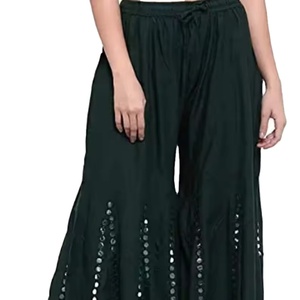 Pantalones elegantes para mujer para práctica de yoga y estilo cómodo de verano para yoga Pijamas cómodos de rayón para mujer y pantalones elegantes - Product Image 1
