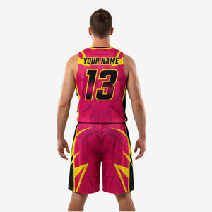 Uniforme de Baloncesto de Alta Calidad, Jersey de Baloncesto Sublimado con Tela de Malla, Uniforme de Baloncesto para Equipos Profesionales y Adultos - Product Image 2