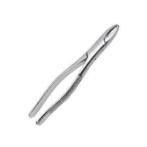 Manual Stainless Steel Class II Tooth Forceps for Lower Molar Extraction American <b>Pattern</b> Dental Plier Cow Horn Half Gold Design - Product Image 5