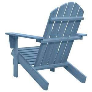 Sedia Adirondack in legno massello di abete in blu per posti a sedere all'aperto del Patio - Product Image 4