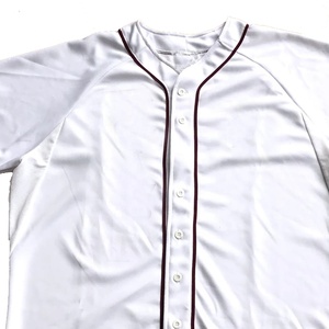 Logotipo bordado de serigrafía para hermandades de béisbol, logotipo de chenilla para camisetas de béisbol unisex, nuevo estilo con cuello en V. - Product Image 2