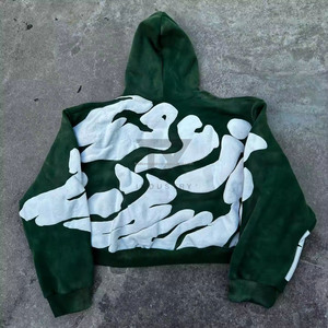 Sudadera con Capucha para Hombre, Diseño Personalizado, Impresión Digital, Hecha en Pakistán, Tejida, 100% Algodón, Forro Antipelusas, Ropa de Invierno, 380g de Felpa - Product Image 4