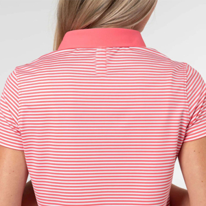 Camiseta Deportiva Informal Transpirable de Punto para Mujer, Corte Regular, Algodón, Manga Corta, Logotipo Personalizado Estampado, Golf - Product Image 5