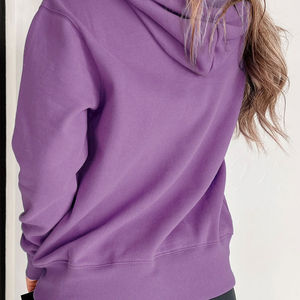 Top Seller Oversized Drop-shoulder Hoodies For Ladies Winter Casual Streetwear Ladies Pullover <b>Hoodie</b> In Bulk Quantity - Product Image 3