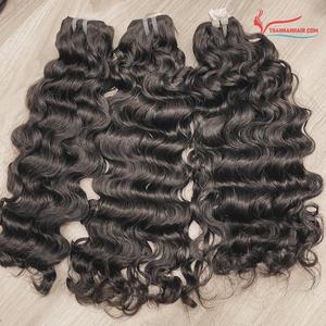 Paquetes rizados birmanos de cabello humano crudo vietnamita al por mayor precio de fábrica proveedor de alta calidad - Product Image 4