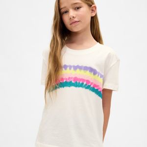 Camiseta Moderna para Niñas, Corte Ajustado, Tejido Acanalado, Manga Corta de Verano, Estilo Vintage, Cómoda para Uso Diario, Moda Infantil - Product Image 6