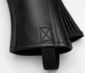 Polainas de Cuero Genuino Premium para Equitación Estilo Western con Cremallera YKK Ligeras SADAF SADDLERY para Entrenamiento y Competición - Product Image 4