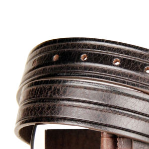 Cinturones de cuero genuino para hombres con estilo, Pin de aleación duradero para hebilla, logotipo personalizado para eventos formales de fiesta de oficina directamente - Product Image 3