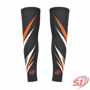 Mangas y calentadores de brazo de seda helada con protección UV y logotipo personalizado al por mayor, de secado rápido y efecto refrescante, para ciclismo, fabricante OEM ODM para hombre - Product Image 1