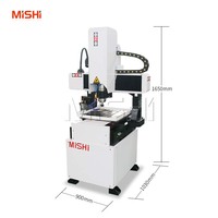 Mini Router CNC 6060 4040, Máquina de Grabado CNC 400x400mm, Motor PLC NC Studio