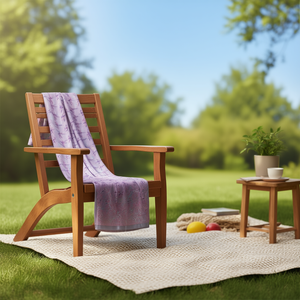 Bufanda larga con estampado de libélula a cuadros de doble cara de la marca Z, 70x180 cm - Product Image 2