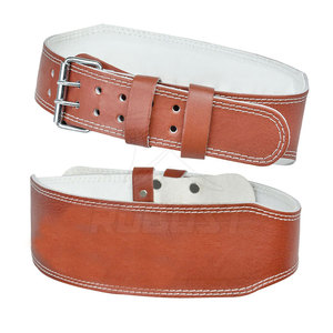 Leather Weightlifting <b>Belt</b> Lightweight with Adjustable Fit Strong Support Design and Professional Protection - Product Image 6