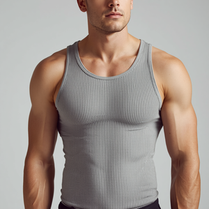 Camiseta sin Mangas para Hombre al por Mayor, Chaleco Deportivo Informal con Personalización OEM ODM - Product Image 1