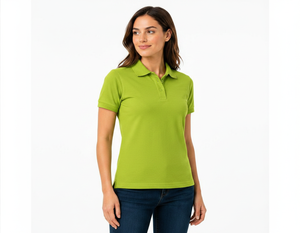 Polo de Manga Corta para Mujer, Premium, 180g, 100% Algodón Transpirable, con Logotipo Personalizado - Product Image 1