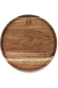 56. Artisan Handmade Wooden Dinner Plate Crafted from Natural Mango Wood with Artistic Epoxy Resin Emerald Design Rustic - Product Image 2