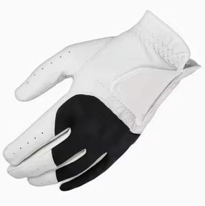 Nouveauté en promotion : Gants de golf en cuir véritable personnalisables, antidérapants, légers, à doigts complets et avec poignet réglable - Product Image 2