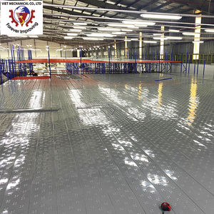 Système de rayonnage au sol mezzanine pour maximiser l'espace de stockage des entrepôts et créer des zones de travail industrielles à plusieurs niveaux - Product Image 6