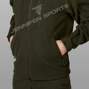 Ropa de Caza de Invierno para Exteriores, Chaqueta Ligera de Plumón, 100% Lana, con Capucha, Chaqueta de Caza Resistente al Viento - Product Image 3