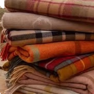 Manta a cuadros de espiga personalizada de alta calidad, gran oferta del vendedor a granel, diseño Avior, calidad del fabricante - Product Image 1