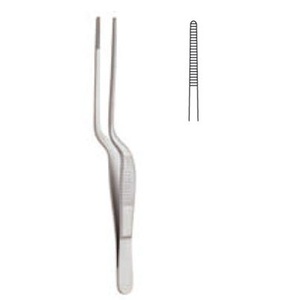 Lucae Bayonet Forceps ENT Surgical Luc <b>Ear</b> Bayonet Forceps Teeth Luca <b>Ear</b> Manual Stainless Steel Precision Dressing Instrument I - Product Image 6